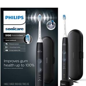 Philips Sonicare ProtectiveClean 5100 Electric Toothbrush with Travel Case - Black HX6850/47