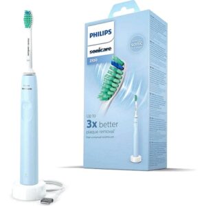 Philips Sonicare Series 2100 Electric Toothbrush, Light Blue - HX3651/12