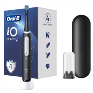 Oral-B iO4 Electric Toothbrush - Black (+Travel Case)